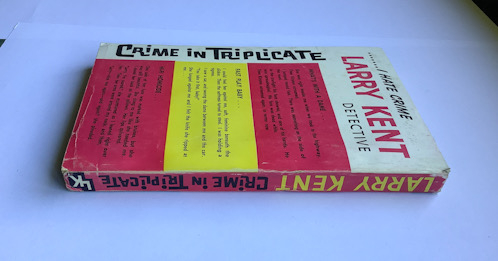 1950s-60s LARRY KENT CRIME IN TRIPLICATE Australian pulp fiction detective book